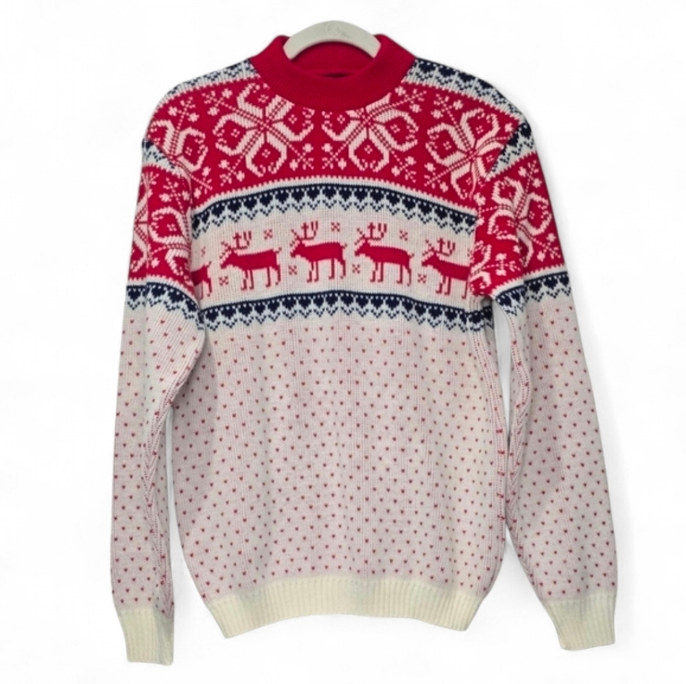 Vintage Jersild Fair Isle Holiday Sweater Size Large‎